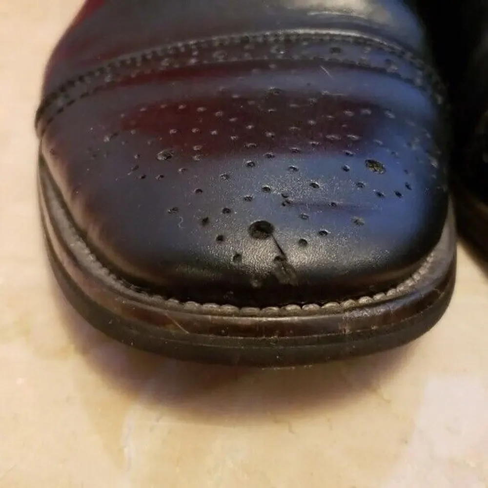 Steve Madden Men's Black Lace Up Dress Shoes Size 8 D